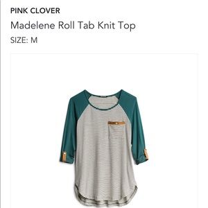 Pink Clover Knit top